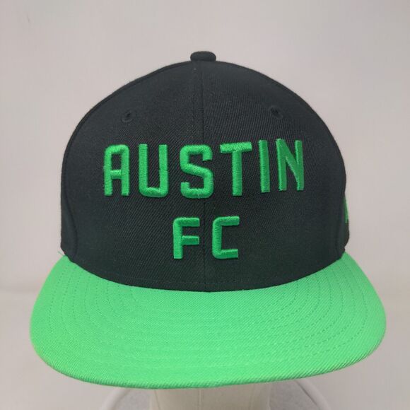 New Era Men's Snapback Hat Black OSFM Embroidered MLS Austin FC Logo 9Fifty - Picture 2 of 9